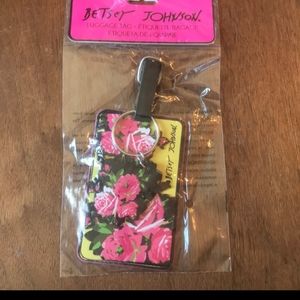 ISO!! YELLOW FLORAL BETSY JOHNSON LUGGAGE TAG